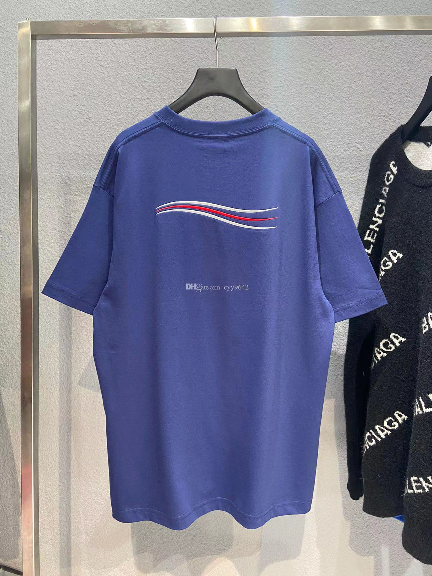 22SS Mens T-shirt Tees Summer Sleeves pour hommes Femmes Designer Tshirts imprimés Tops Tshirt décontracté femme