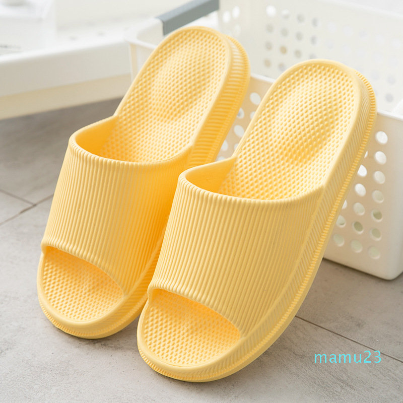 

Summer Home Slides Women Slippers black orange multicolor Beach Outdoor Fashion New Flip Flops, Yellow 36-40