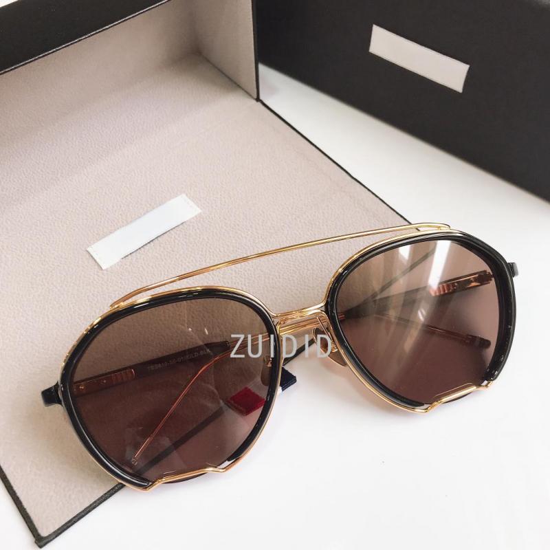 

Sunglasses Unusually Round Metal Frame Gradient Colorful Lens Tbs810 Steampunk Mirrored Shades Women 2022 Design