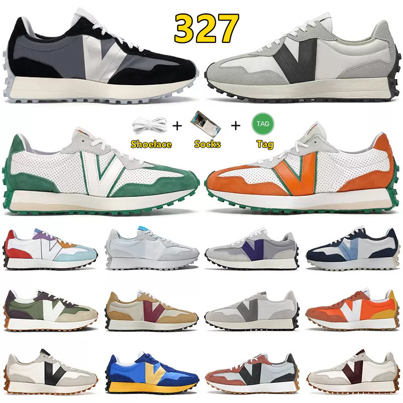 

327 327s Mens Casual Shoes asablanca Green Orange Black Sea Smoke salt Pride Nimbus cloud Moonbeam Ghost Pepper Leaf Burgundy men women trainer sports sneakers, Color#9