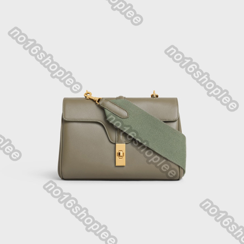 

teen soft 16 smooth calf leather bag designer luxury woman handbag crossbody 2022 lady purse canvas strap genuine leather, Color - 2