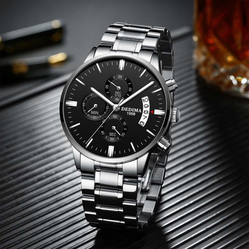 

2022 Gold Watch Top Brand Luxury Men Watches Waterproof Quartz Wristwatch Relogio Masculino Business Man Watch gift D5, C1