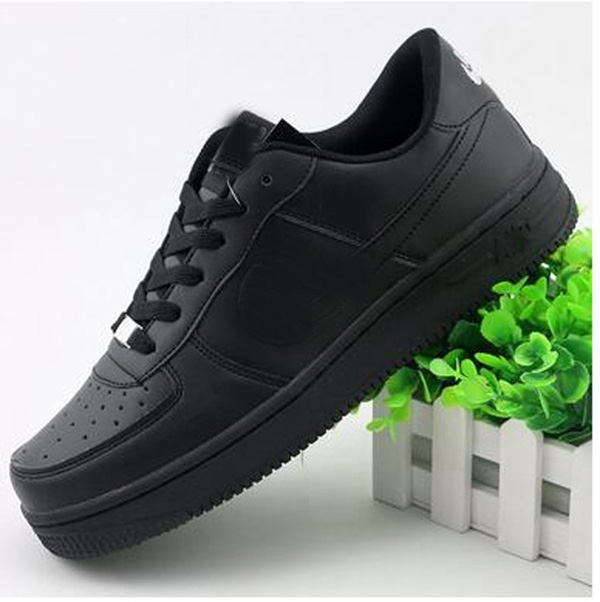 

Dress Shoe Classic White Wheat low High Low Fly line Men & Women Sports Sneakers Trainers Shoes Chaussure, All black