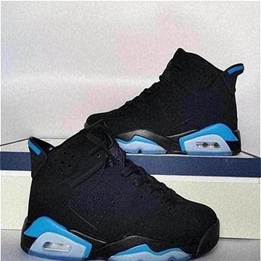 

2021 New arrival 6s UNC Kids Basketball Shoes black and blue high quality 6s kids Big boy shoes sport Sneakers278Y