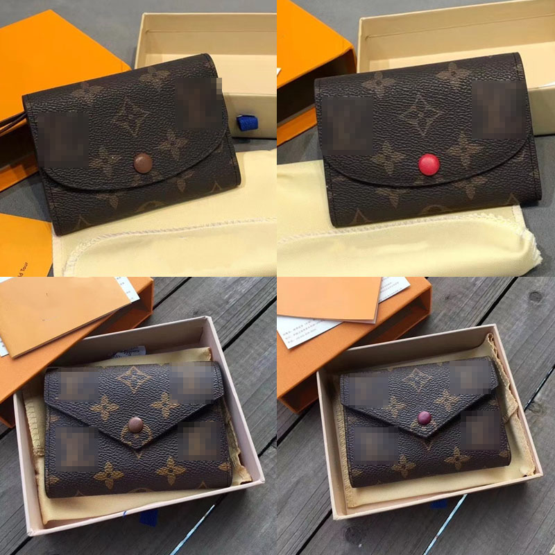 

LVs YSLs louiseity viutonity VUTTONS Victorine Rosalie Envelope Short Wallets Designer Luxury Cowhide Clutch Bags emilie GGs Women Flap Purs