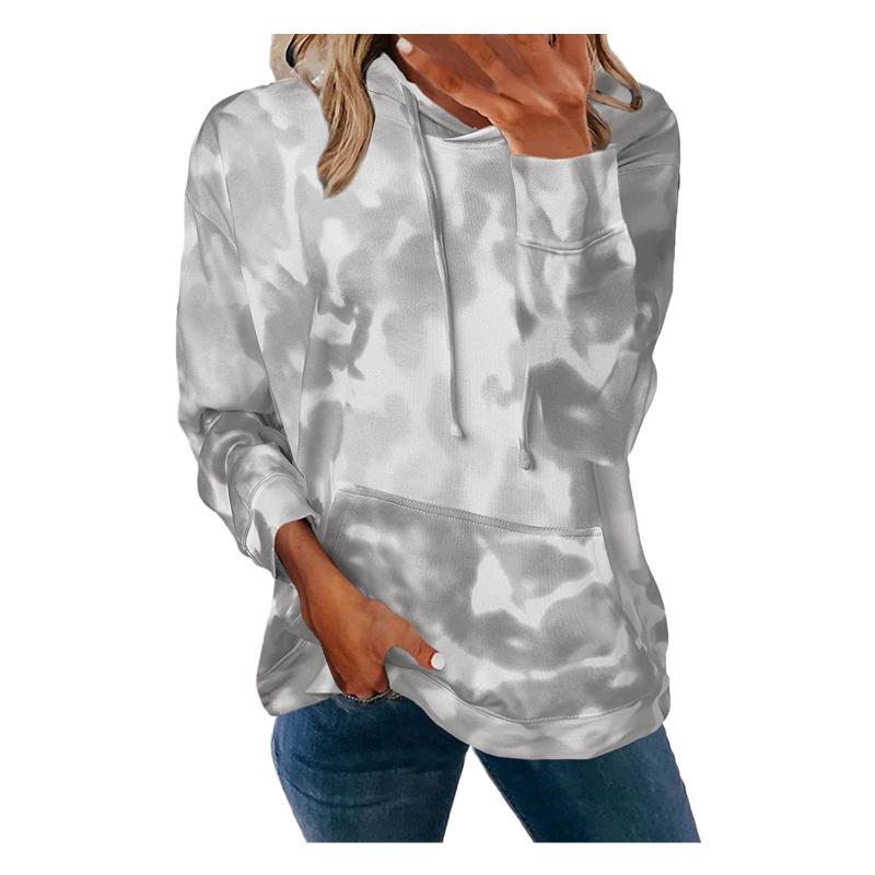 

Women' Jackets Women Camouflage Print Long Sleeve Hoodie With Pocket Daily Sweatshirt PulloverWomen, Pink