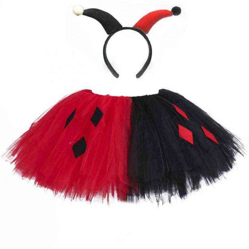 

New Girls Tutu Skirt Kids Witch Female Anime Birthday Party Halloween Tutu Dance Tulle Skirt Christmas Come 0-14Y L220715, Style b