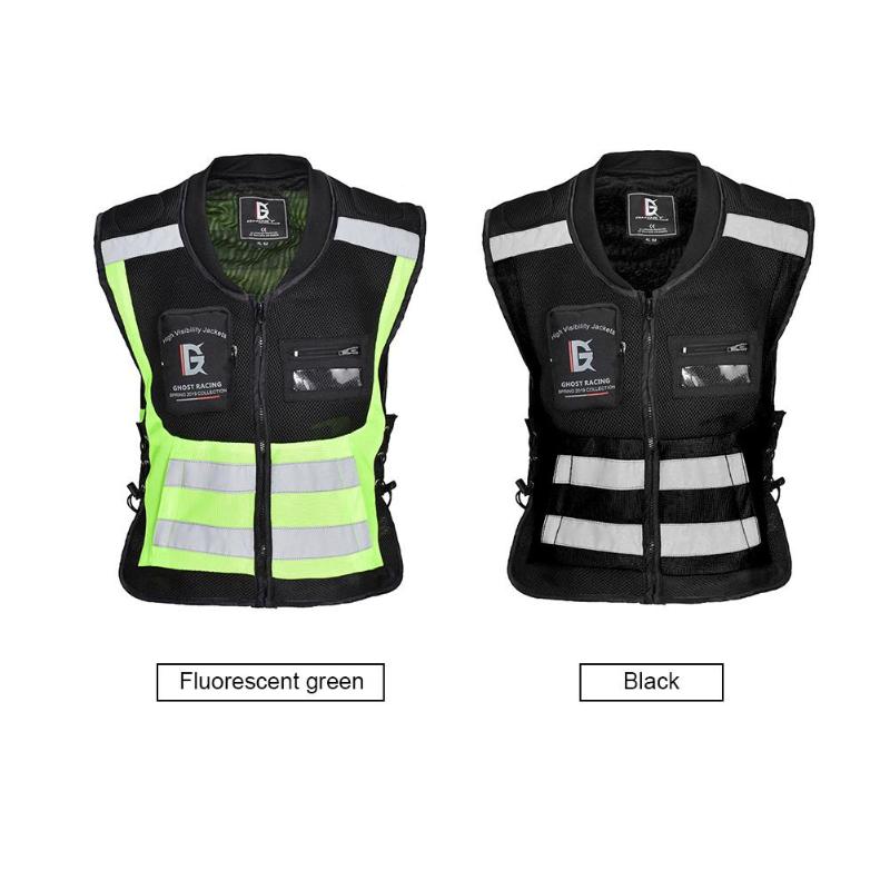 

Motorcycle Apparel Safety Protection Reflective Vest Running Cycling Ultra Light Comfortable Sleeveless Jacket