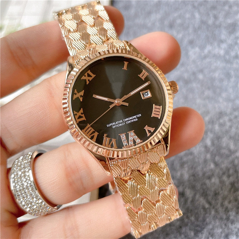 2022 high quality Women Luxury Watches Three stitches series Womens quartz Watch European Top brand Steel Strap Fashion girl jewelry Round shape