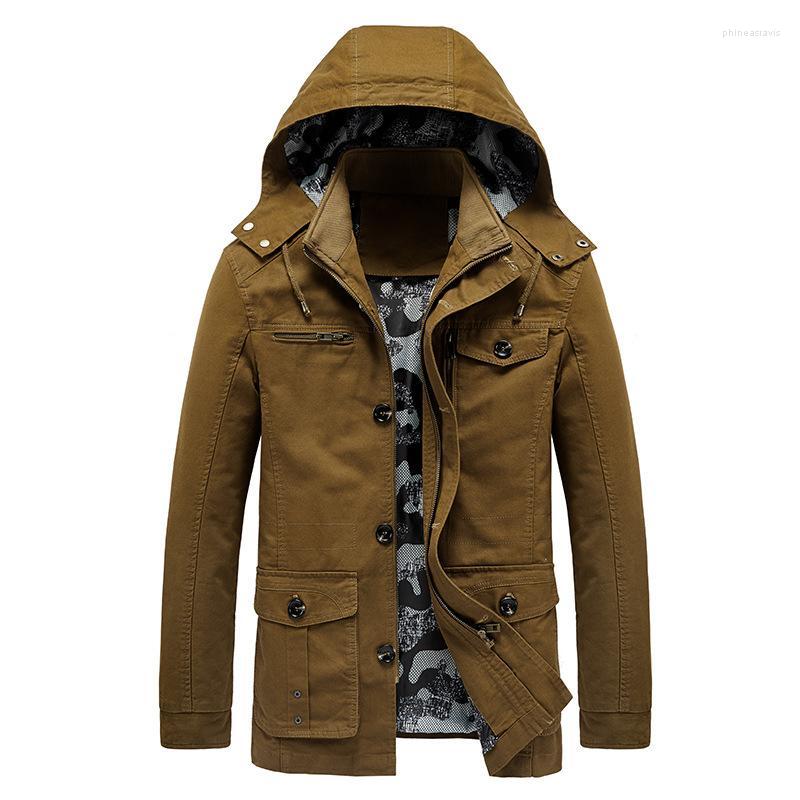 

Mens Down Parkas Cotton Coat Windbreaker Overcaot Fashion Jackets Army Clothes Male Slim Outwear Hooded Clothing Phin22