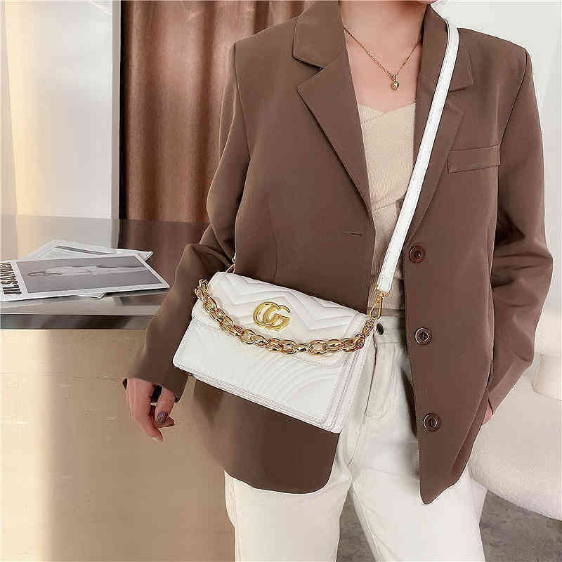 

50% Off Factory Online Clearance handbag Direct Texture female chain one shoulder small square bags women