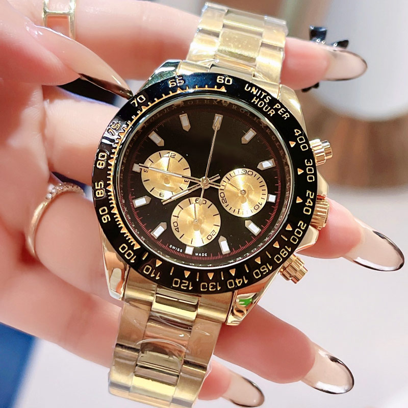 

Luxury mens watches brand designer men watch 116508 series Waterproof wristwatches Stainless Steel band chronograph for men's birthday Christmas Father's Day Gift