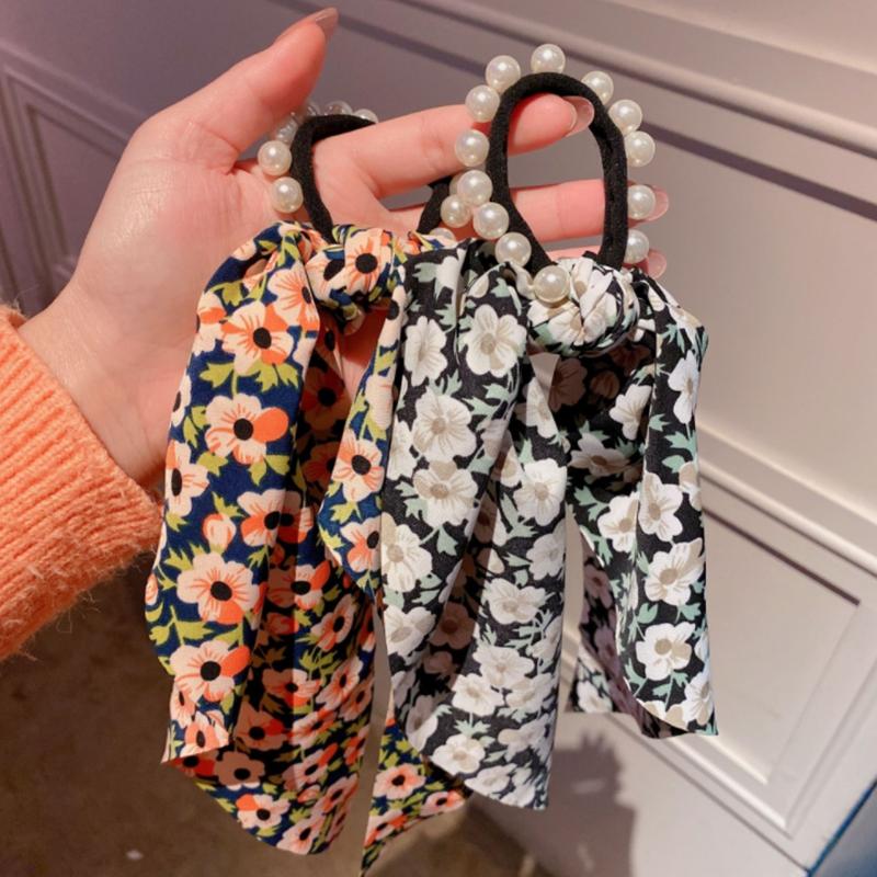 

Hair Clips & Barrettes Women Bands Girls Scrunchies Cute Daisy Streamer Ties Holder Headwear Accessories Elastic BandHair BarrettesHair