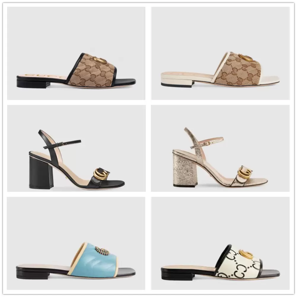 Sandales de marque de styliste pour femmes, chaussures, pantoufles plates brodées électriques, nouvelle collection 2022