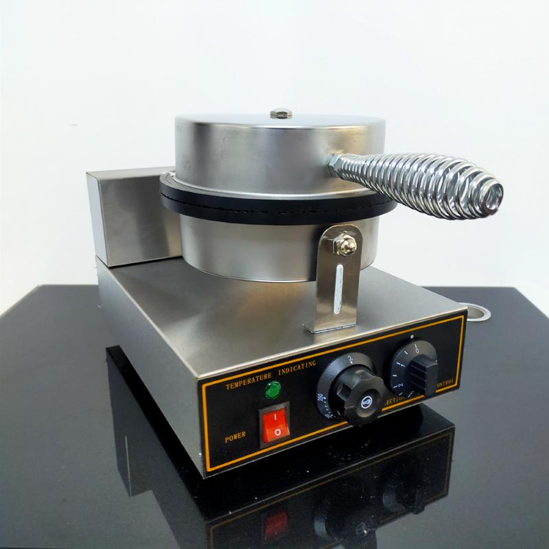 

Bread Makers Commercial Ice Cream Cone Maker Crispy Egg Roll Machine Electric Non-stick Baking Pan For Waffle Holland