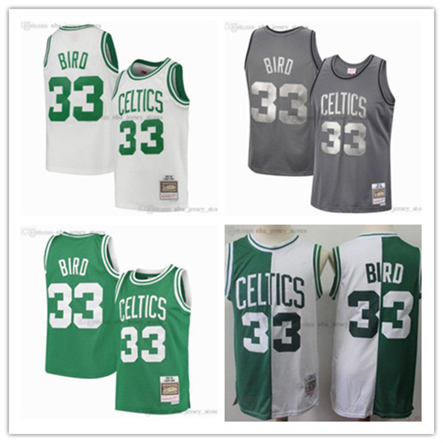 

2022 new Basketball jersey Larry Bird Mitchell & Ness 1985-86 Men Youth retro jerseys yellow