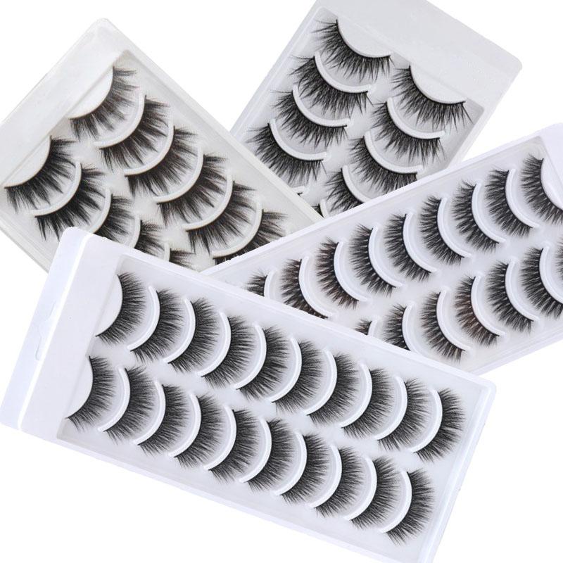 

False Eyelashes Pairs Natural Fake Lashes Long Makeup 3 D Mink Eyelash Extension Beauty Dolls EyelashesFalse