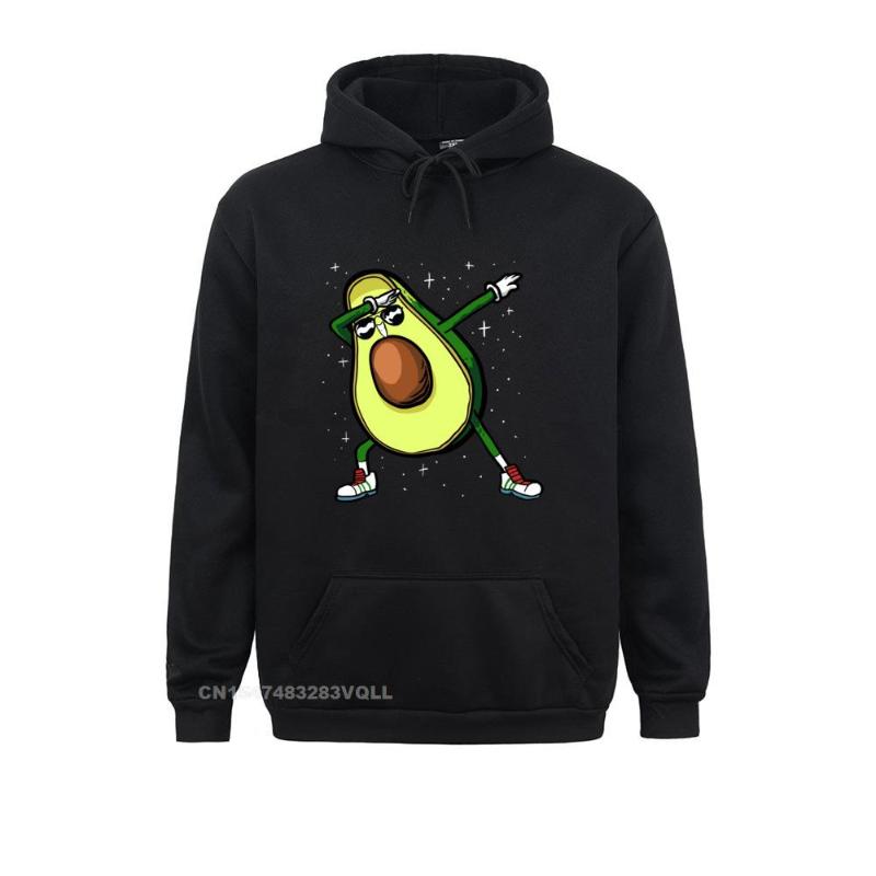 Sweats à capuche pour hommes Sweatshirts Dabbing Avocado Lunettes de soleil Funny Vegan Men 2022 Mode Europe Été Hip Hop Vêtements à manches long
