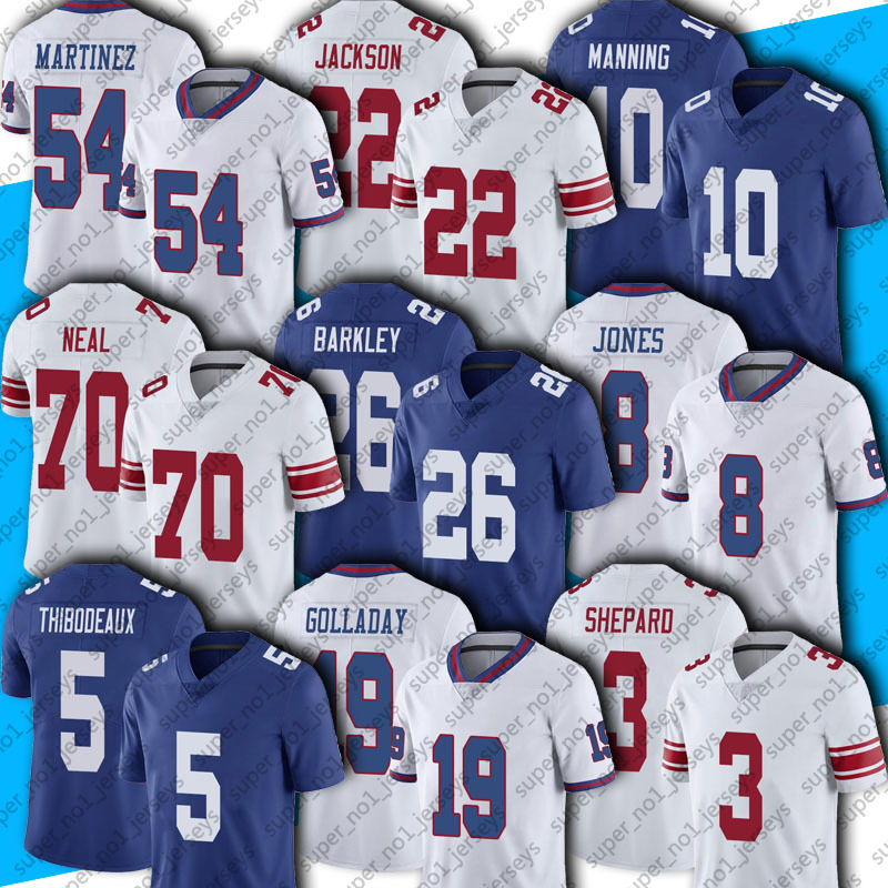 

Football 5 Kayvon Thibodeaux Saquon Barkley Jersey Daniel Jones Kenny Golladay Sterling Shepard Jerseys Evan Neal Graham Gano Blake Martinez McKinney Julian Love, Man custom jersey (jr)