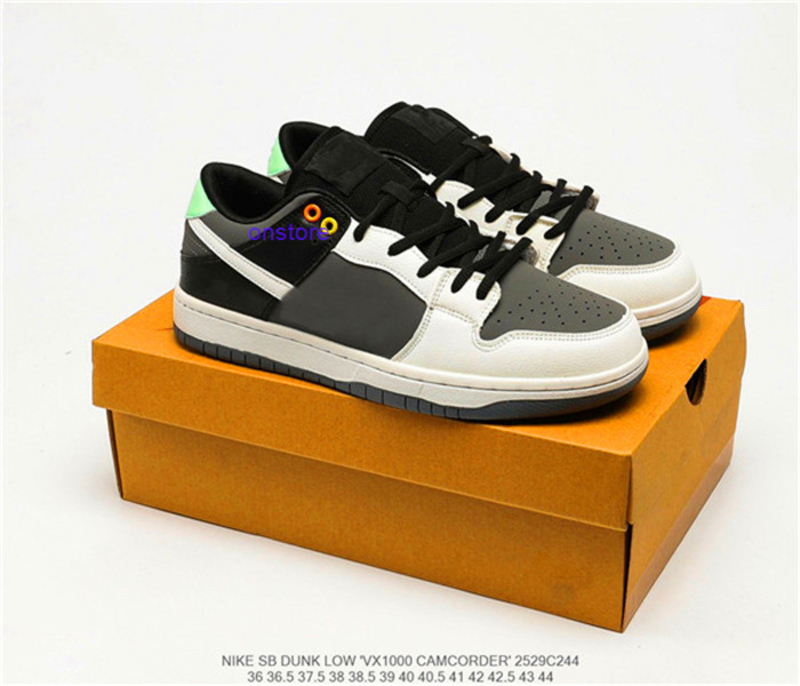 

SB LOW vx1000 camcorder running shoes black stars men's and women's sneakers 36-45