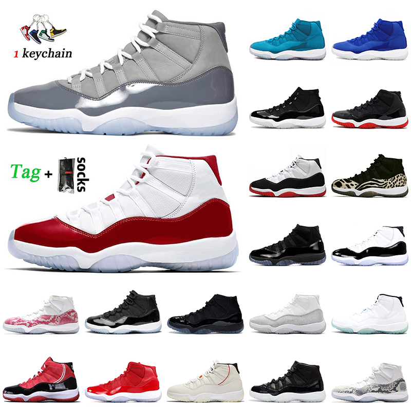 

Cool Grey Cherry 11s Basketball Shoes Size 36-47 Jumpman 11 Women Mens Trainers Sports Shoe Concord Legend Blue Animal Instinct White Bred Space Jam High OG Sneakers, C50 40-47
