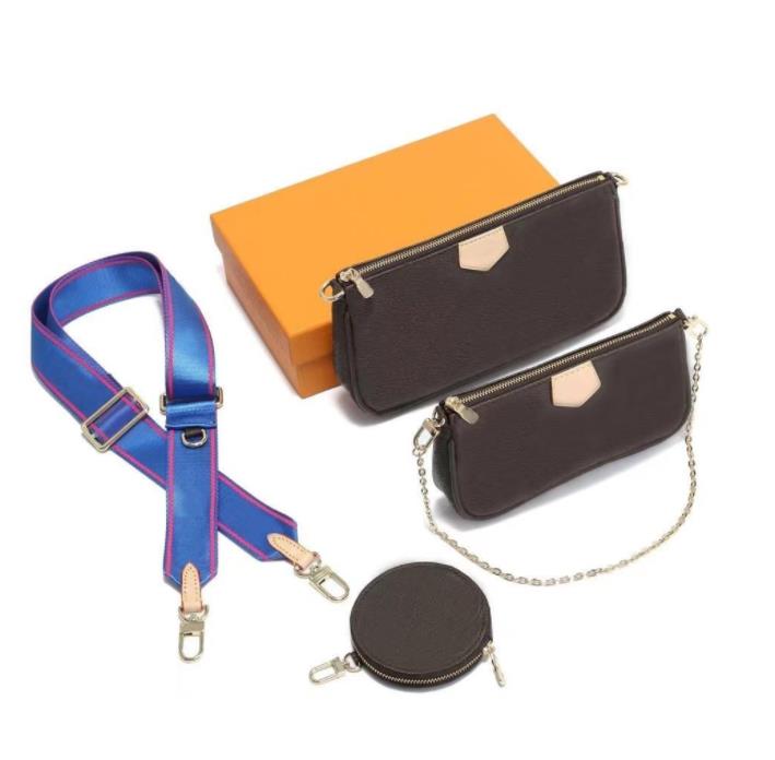 

2022 hot Handbag Luxury Designer New Style Marmont Shoulder Bags Women Gold Chain Cross Body Bag Leather Handbags, Brown shoulder strap