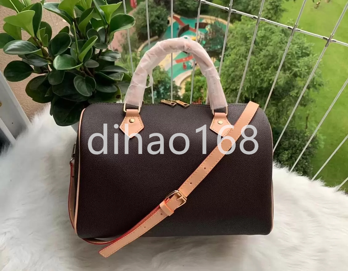 

Women messenger bag Classic Luxurys Designers Fashion bag Shoulder Bags Lady Totes handbags Speedy With Key Lock Shoulder Strap