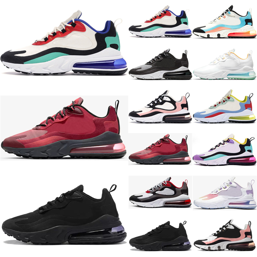 

bauhaus blue maxs react mens running shoes Designer Sneakers Women triple black white bred dusk purple oracle aqua trainers sports shoe, # 9