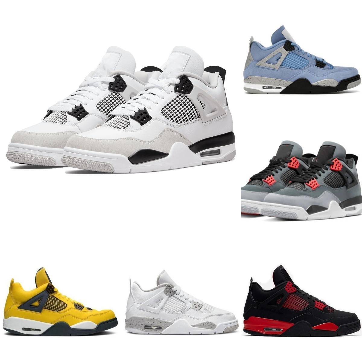 

Men Women Basketball Shoes 4 4s Shimmer NEUTRAL GREYBLANG Black Cat Union Taupe Haze Desert Moss TAUPE HAZE White Oreo GUAVA ICE Pure Money Mens Trainers Sports, S1
