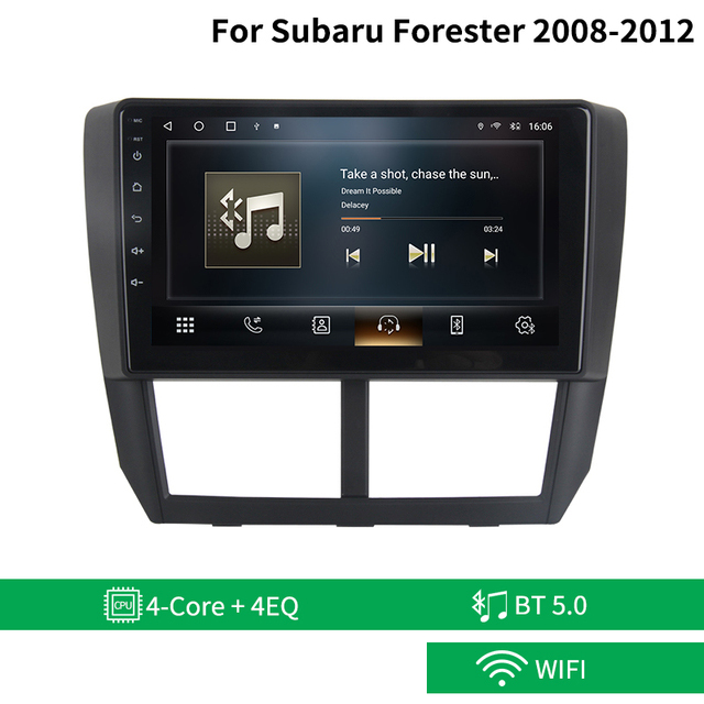 

Car GPS Navi Video Head Unit player with WIFI Bluetooth support Carply Android 10 For Subaru FORESTER 2008-2012