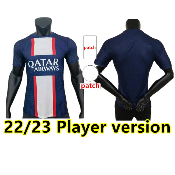 

Player version MBAPPE HAKIMI PLAYER #30 soccer jersey SERGIO RAMOS 22 23 Maillots de football MARQUINHOS VERRATTI pSGS men 2022 2023 shirt uniforms maillot foot, 22/23 home