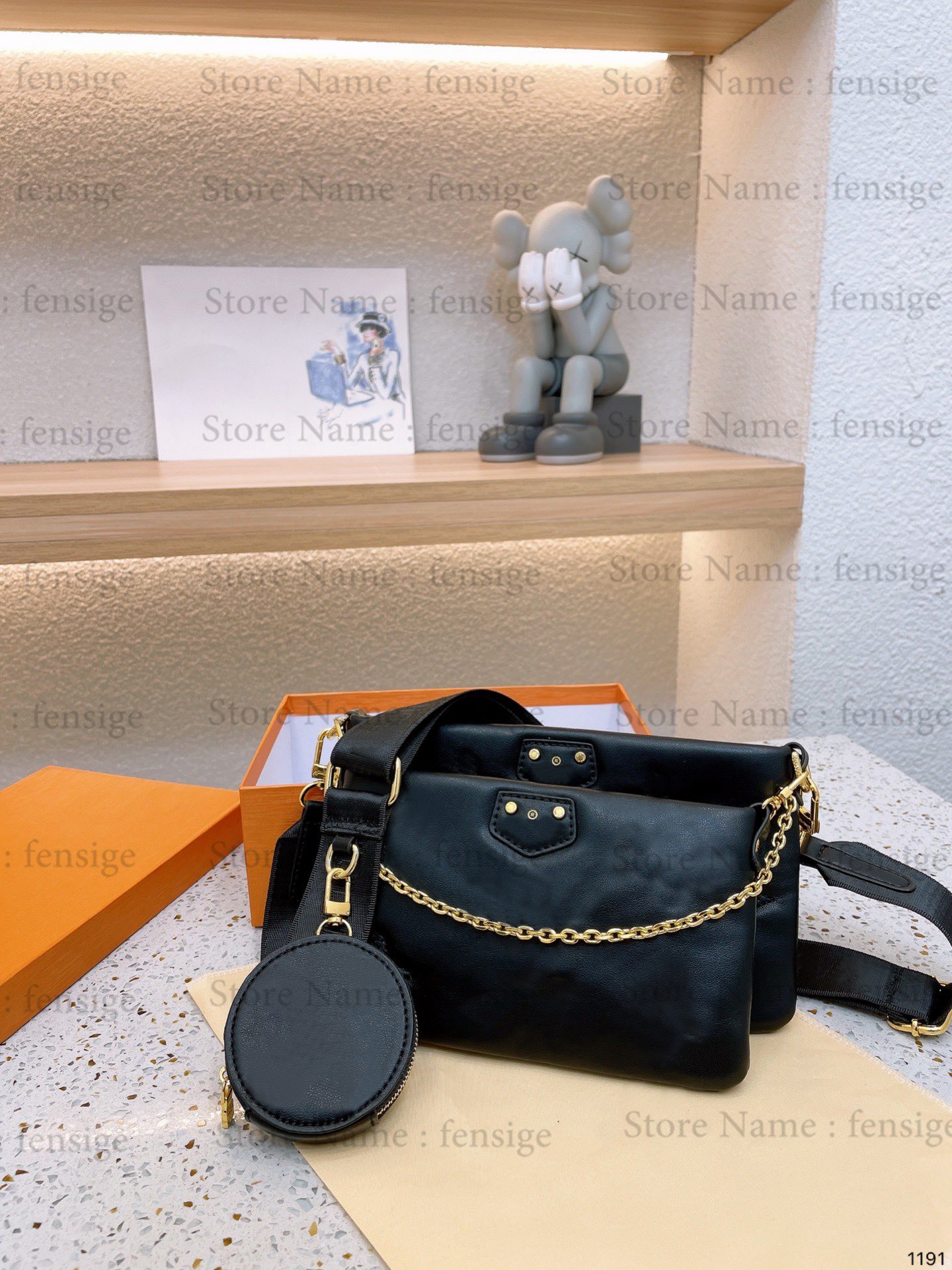 

Luxury Designer Crossbody Purses Womens Evening Bags Multi Pochette Accessoires 3-pcs Messenger Shoulder Handbags Ladies Bag