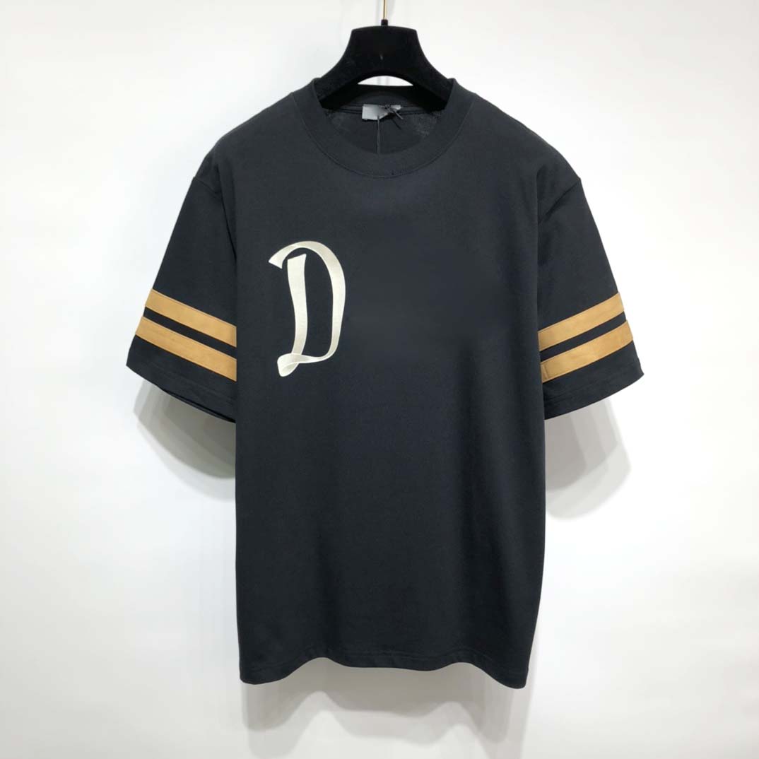 

t shirt 2022 New European and American Men's T-Shirt and Polo Designer High Quality Letter Print Fashion Stylist Casual Summer Clothing, Black