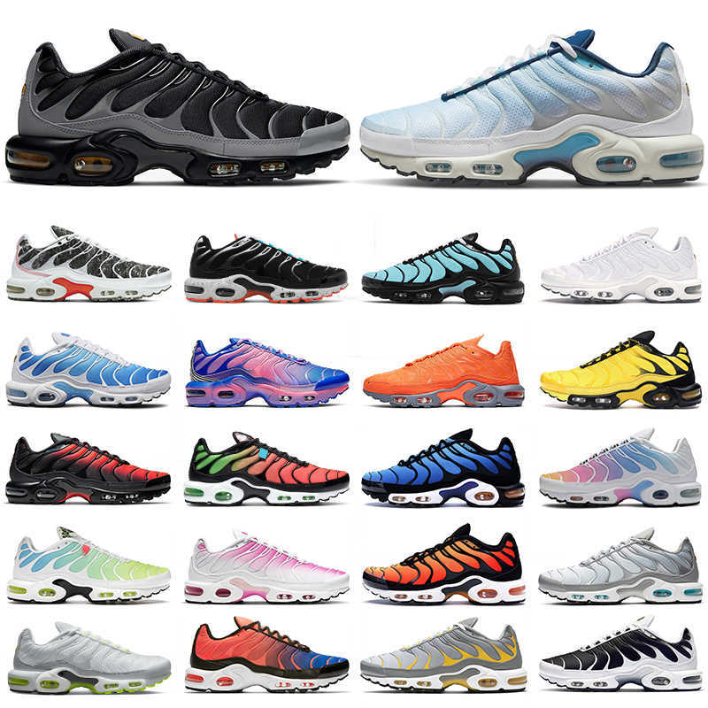 

basketball shoe TN Plus men women Outdoor Shoes Black Aquamarine Particle Grey Triple Bat Lava White Pink Scream Green Total ge mens trainers Outdoor 4A6M, #1