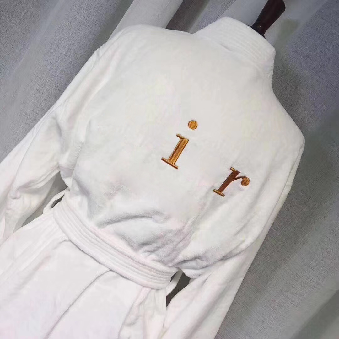 

Designer nightgown Men's cotton pajamas bibulous kimono bathing suit men's and women's bathrobe Changyu robe all cotton hotel Spring and Autumn 6 colors optional