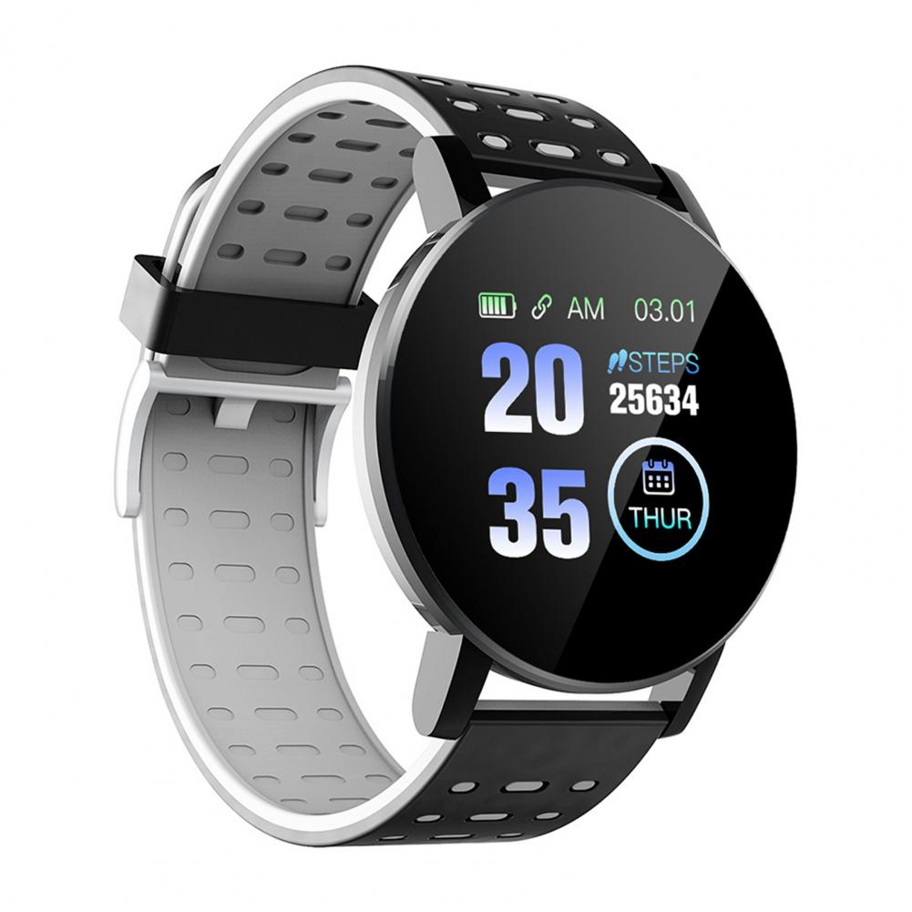 119Plus Wristbands Smart Watch Blood Pressure Sport Tracker Waterproof Bluetooth Smart Bracelet Heart Rate Monitoring For Android Ios Wristband-image-786179896
