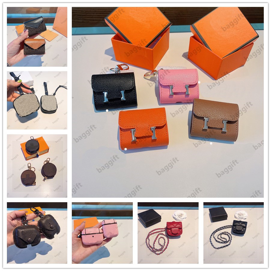 

Constance Horse Epsom Palm Leather Mini Bag With Accessories Chain Headset Package airpods pro 2.0 3.0 Designer Handbag Small Necklace Pendant Earpods purse, No bag;for balance fees