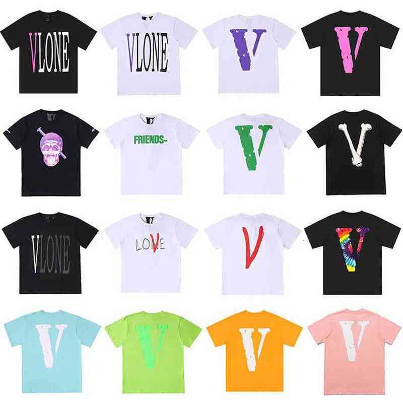

Vlones short sleeve big V Fujiwara Hiroshi Chen Guanxi Wang Yibo same loose couple men' and women' reflective T-shirt 302E, 728 white