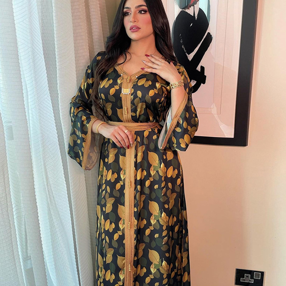 African Dresses For Women Abaya Dubai Robe Longue Djellaba Femme Musulmane Turkey Islam Arabic Muslim Long Dress Kaftan Jalabiya-image-758034369