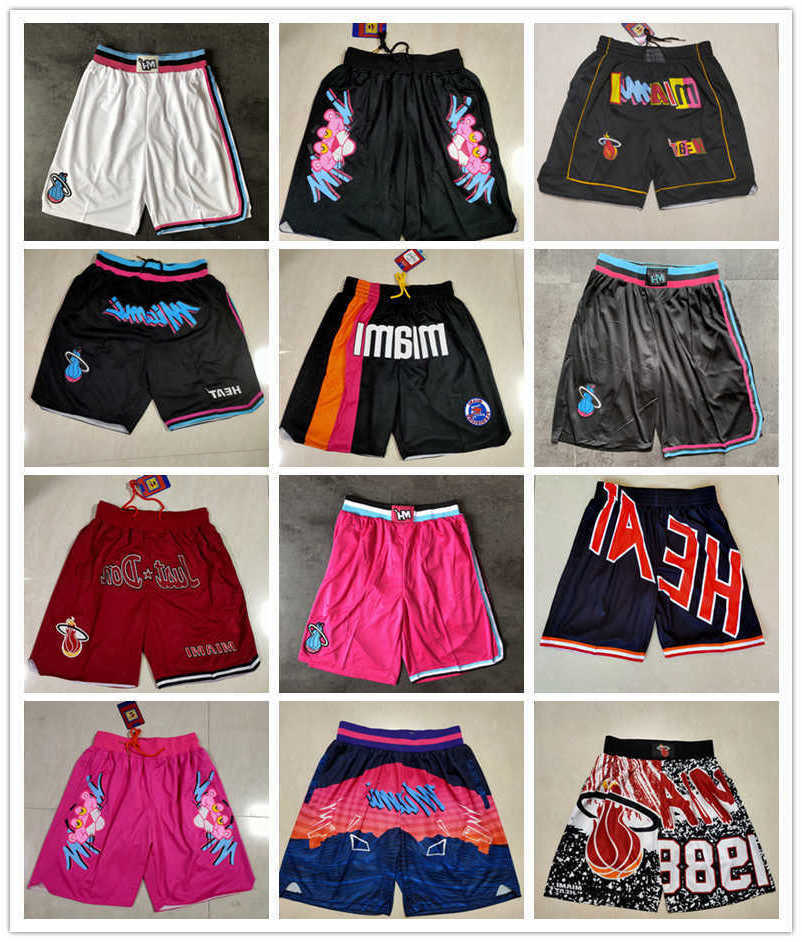 

Miami''Heat''men Throwback Basketball Shorts pocket, Color
