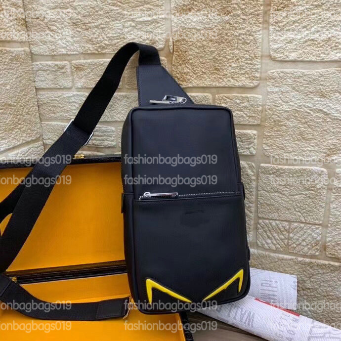 

Mens Shoulder Bags cross body bags Outdoor Packs check bag fashion black ladies unisex leather backpack yellow eyes
