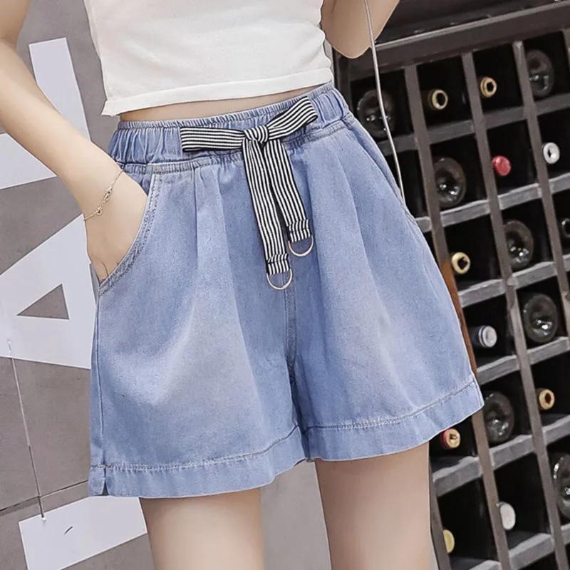 

Women' Shorts Women For Summer High Waist Loose Casual Womens Denim Plus Size Thin Blue Jean Short PantsWomen