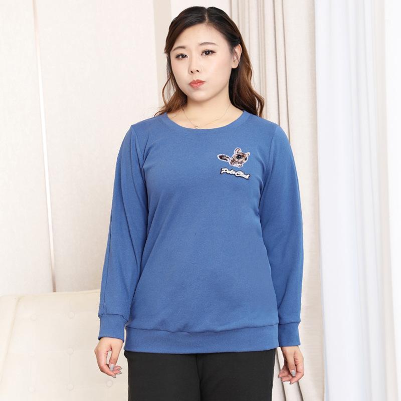 

Women's Blouses & Shirts Spring Autumn  To 10XL Plus Size Women Long Sleeve Casual Woman Tops Outerwear T20226T, Blue