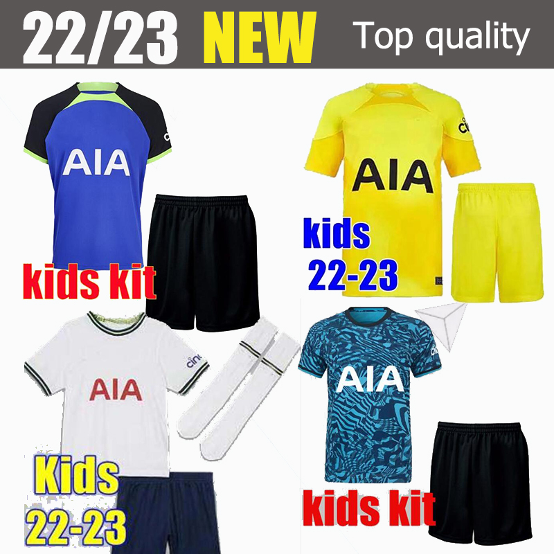 

kit socks 22 23 KANE LUCAS KULUSEVSKI Soccer Jerseys HOJBJERG colorful Away 2202 23 LUCAS DELE Third 3rd Tottenham Football shirt BRYAN kids full sWINKS et adul player