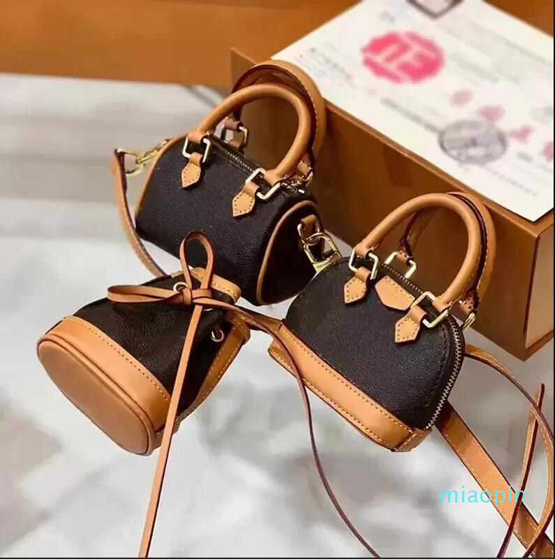 

mini 3 Sets in 1 Belt Bag Beggar Trio Mini Icones Shoulder Purse Crossbody Nano Speedy AlmaNoe Brown Monograms Pattern Bumbag