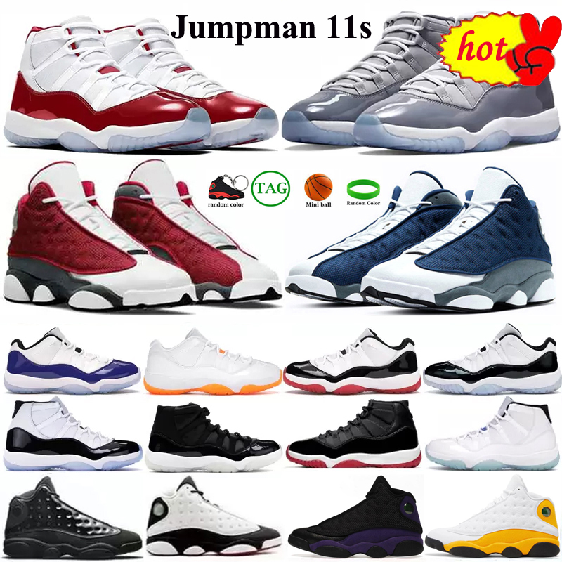 

11 13 Basketball Shoes Men Sneaker Women 11s Cherry Cool Grey Bred Concord 45 25th Anniversary 13s Obsidian Red Flint Aurora Green mens NB, Sku_20 11s win like 82
