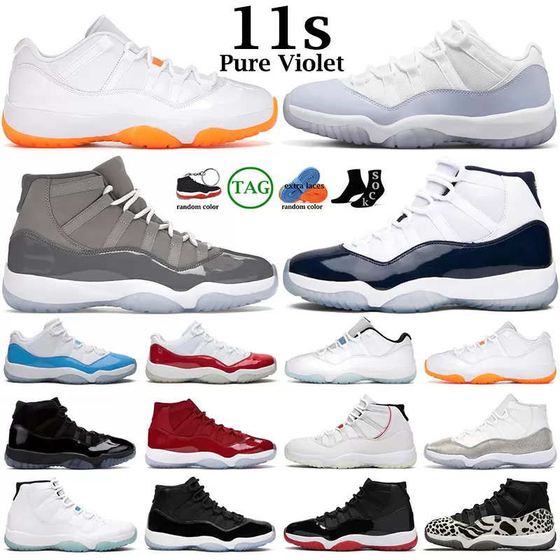 

Mens basketball shoes women 11s 11 Pure Violet Cool Grey Concord Bred win like 96 Space jam Animal Instinctmen Bright Citrus UNC men sports sneakers, 16