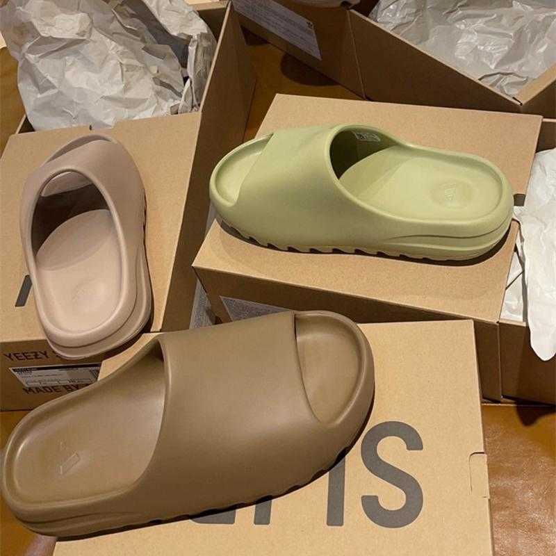

Slide Slider Foam Runners wholesale with box comfortable slides west slippers desert sand summer brown flat beach resin slide sandal NyY, 1#