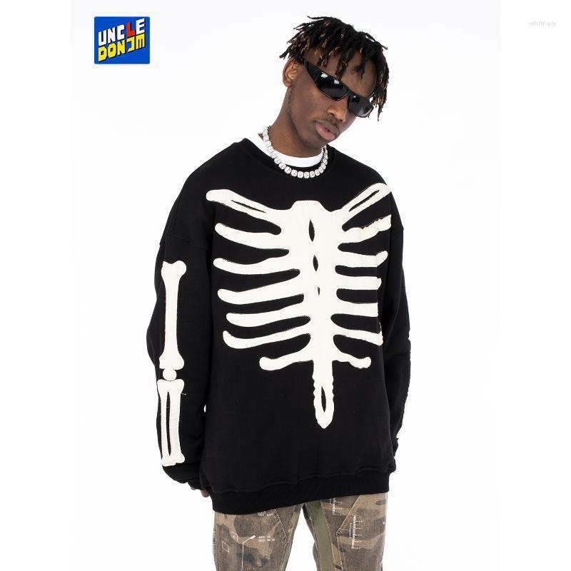

Men's Hoodies & Sweatshirts Skeleton Sweatshirt Men High Street Harajuku Hoodie Pullover Lounge Wear Oversized Crewneck SweatshirtMen's Whit, Green