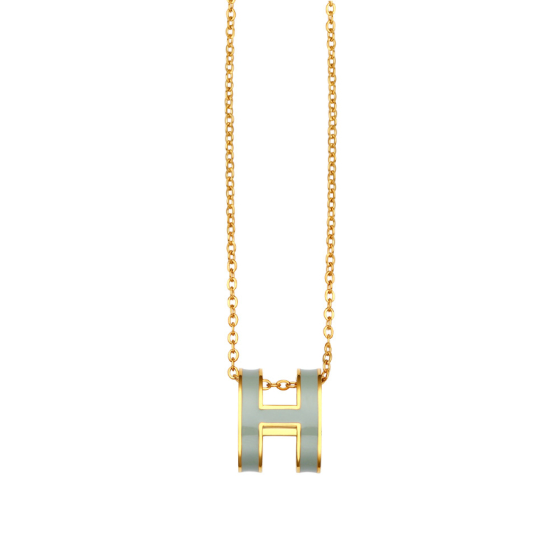

Luxury Design H Pendant Necklace for Women Gift